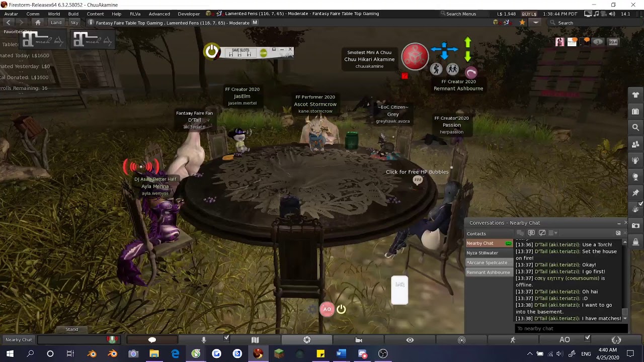 Virtual Tabletop Gaming Society Live Stream