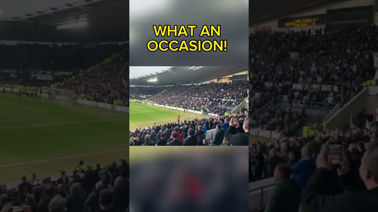 Class scenes at Pride Park! 🙌 #footballfans #awaydays #leagueone