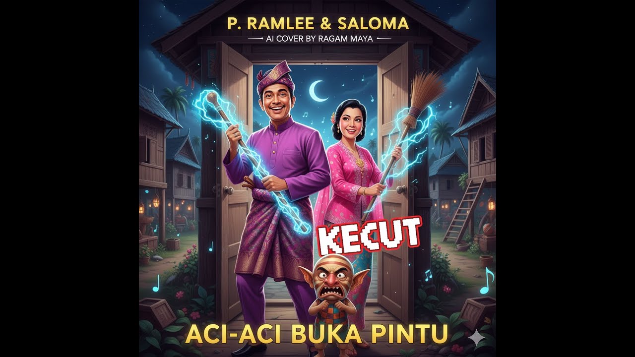 Aci Aci Buka Pintu - P. Ramlee & Saloma (AI Orchestral Comedy Remake) | Ragam Maya
