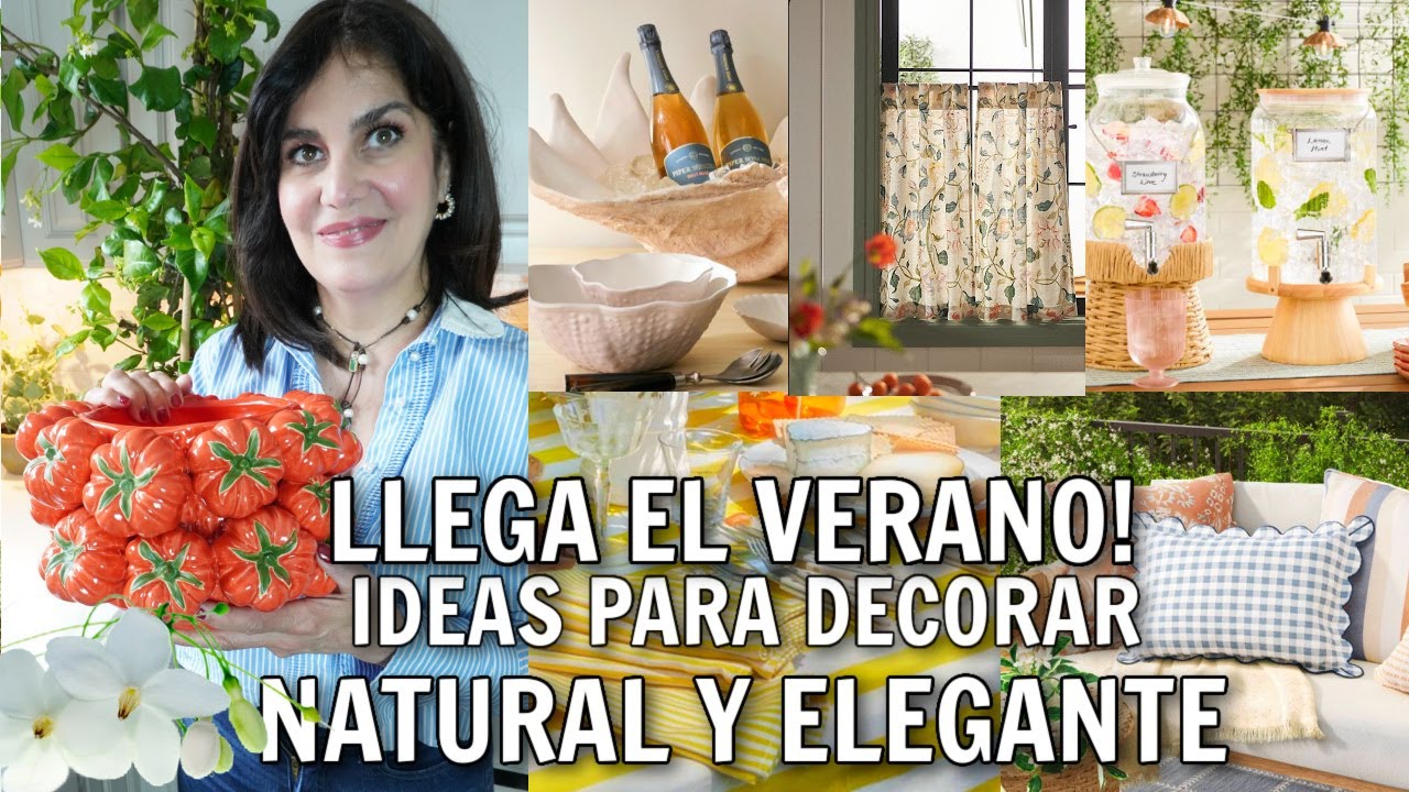 Ideas para DECORAR en VERANO☀️Nuevas Decoraciones!Transforma TU CASA ALEGRE y RELAX| Tips de DISE&Ntilde;O