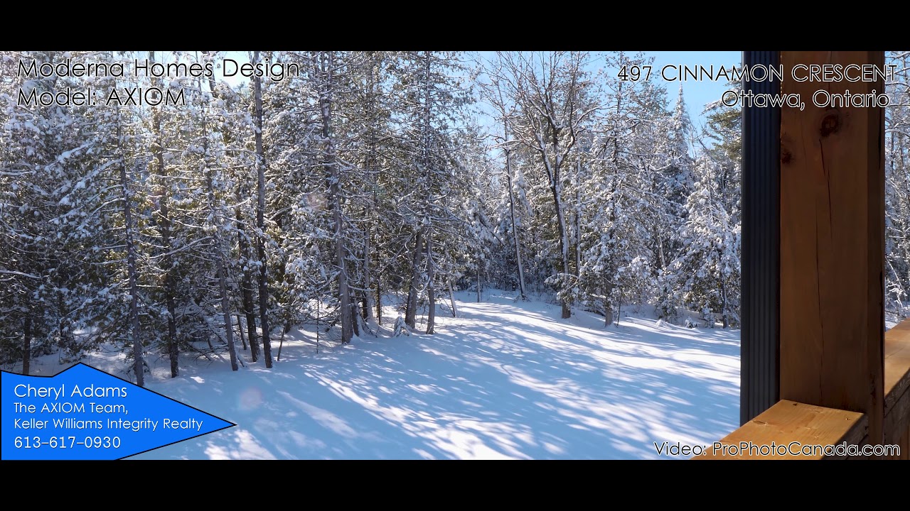 Moderna Homes Ottawa - OPEN HOUSE - Backyard Panorama - Long 4K