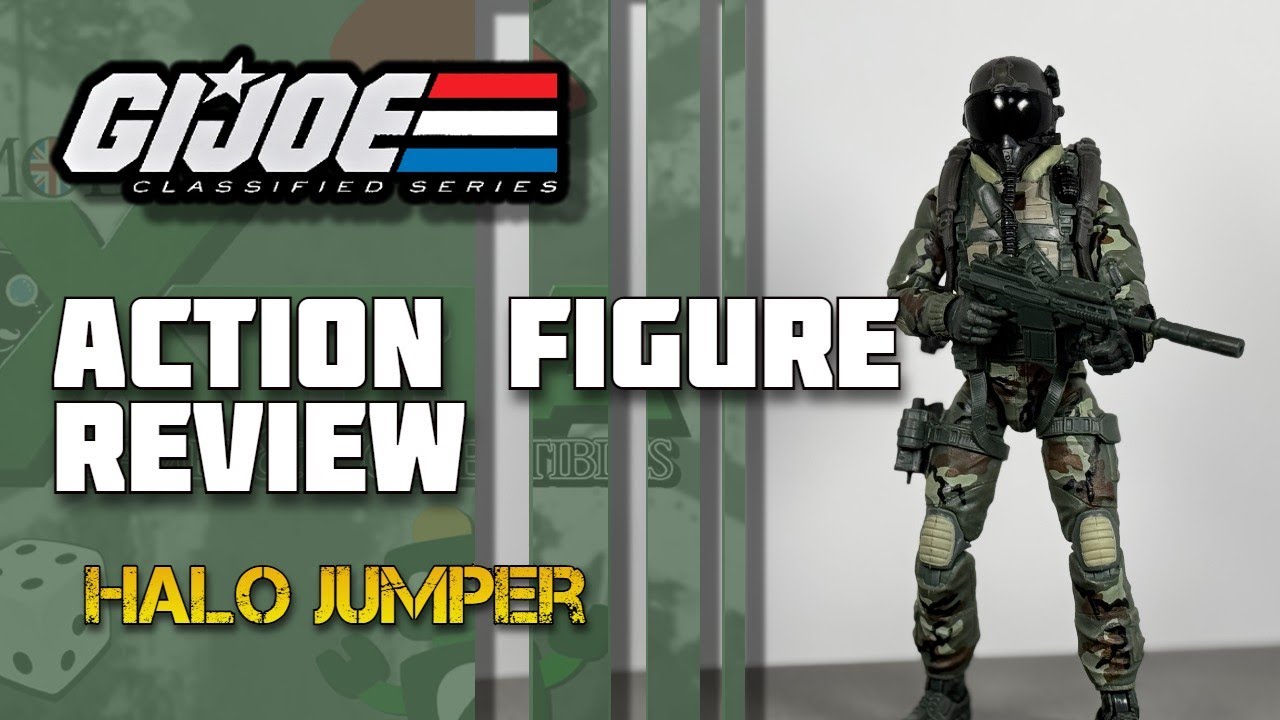 GI Joe Classified | 60th Anniversary Halo Jumper | Action Figure Review