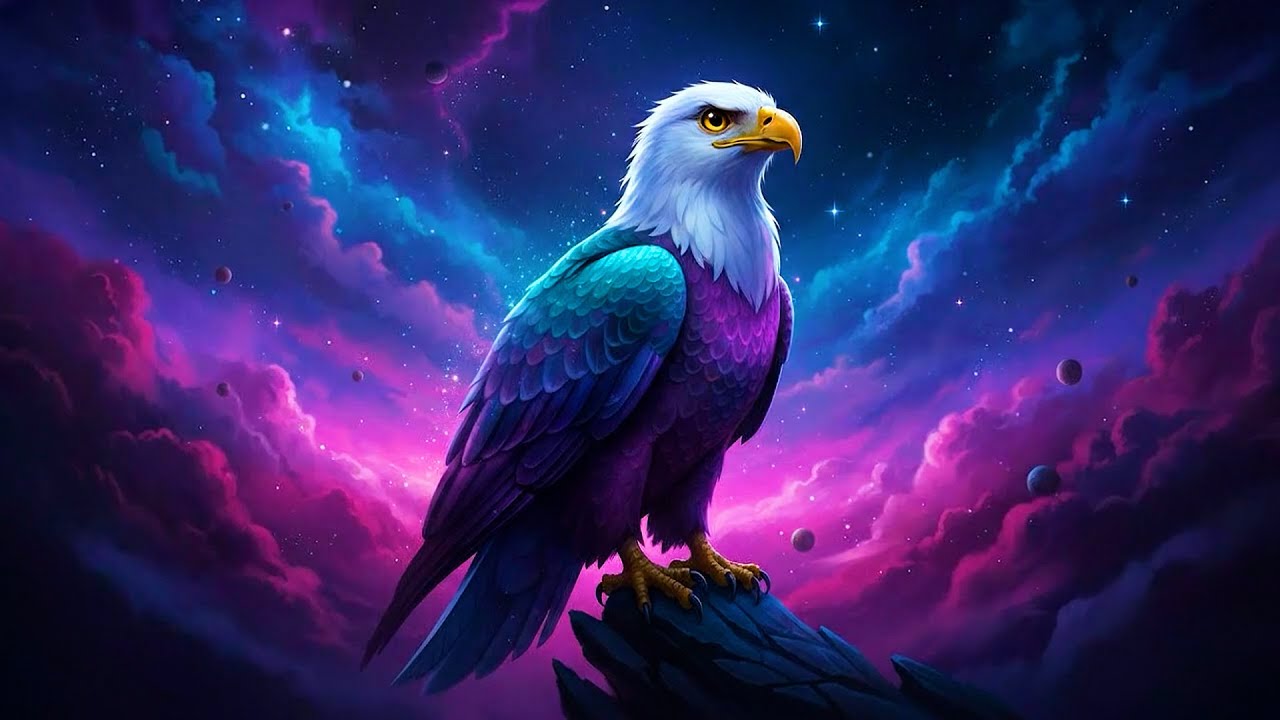 741Hz Spiritual Hawk | Energies of Freedom, Fearlessness & Good Fortune | Soothing Vibes