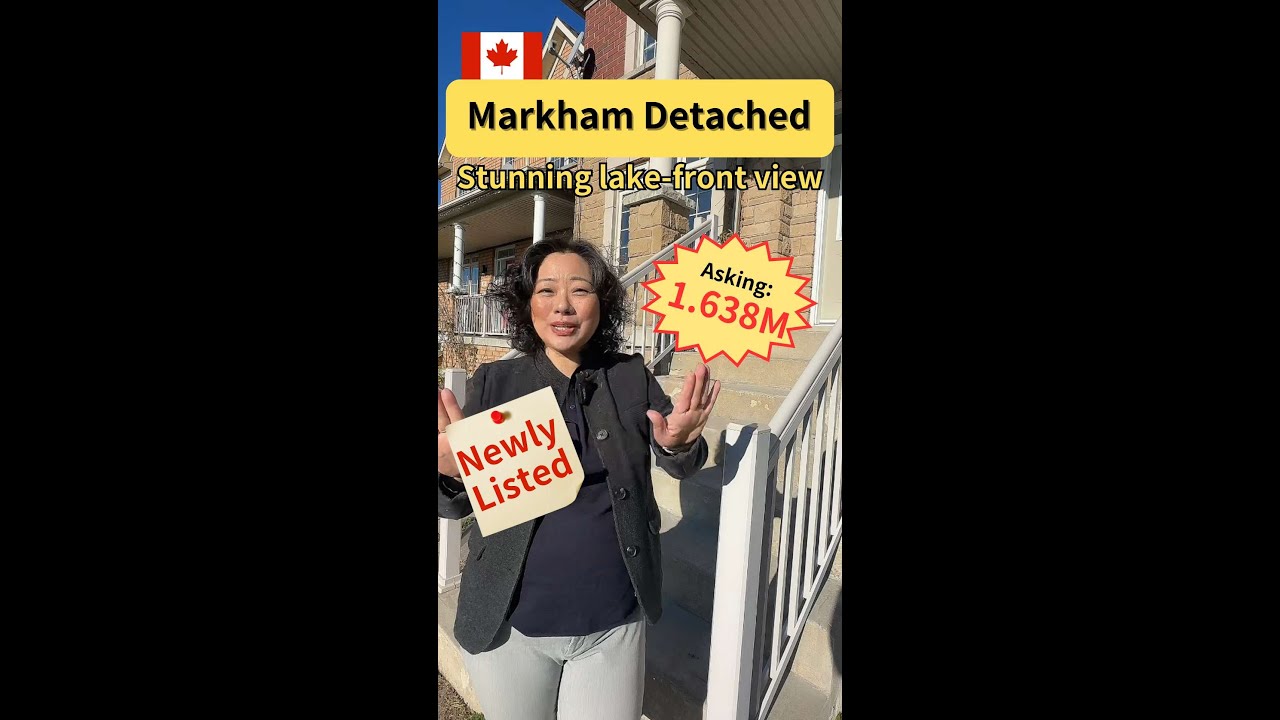 Detached Home in Markham’s Cornell – Lakefront with Coach House, Steady Rental Income