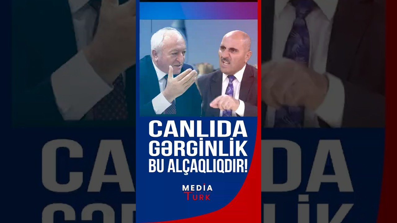 Bunun adı al&ccedil;aqlıqdır! - Canlıda gərginlik - Media Turk TV #mediaturk #shortsvideo #trend