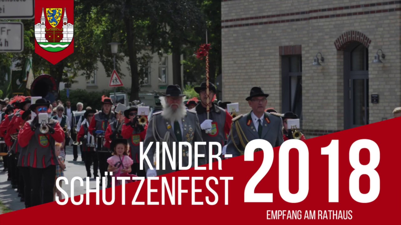 2018 Kinderschützenfest - Empfang am Rathaus