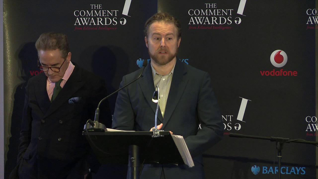 Samuel West Reading from A.A. Gill's memoir at CA 2015