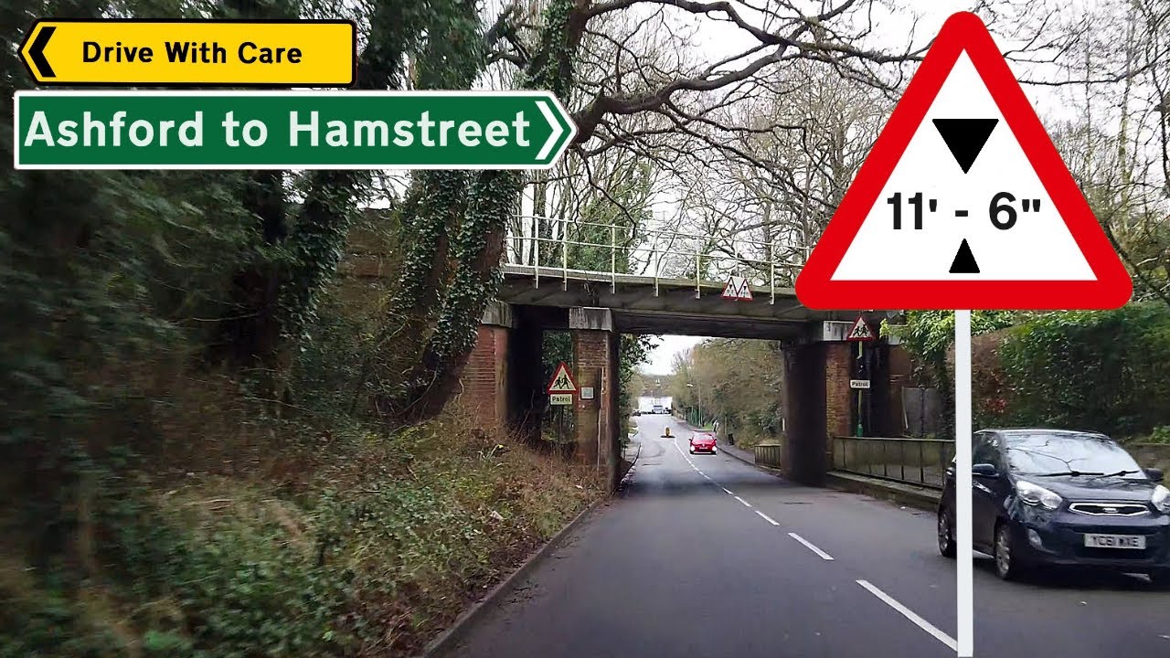 Driving Ashford to Hamstreet