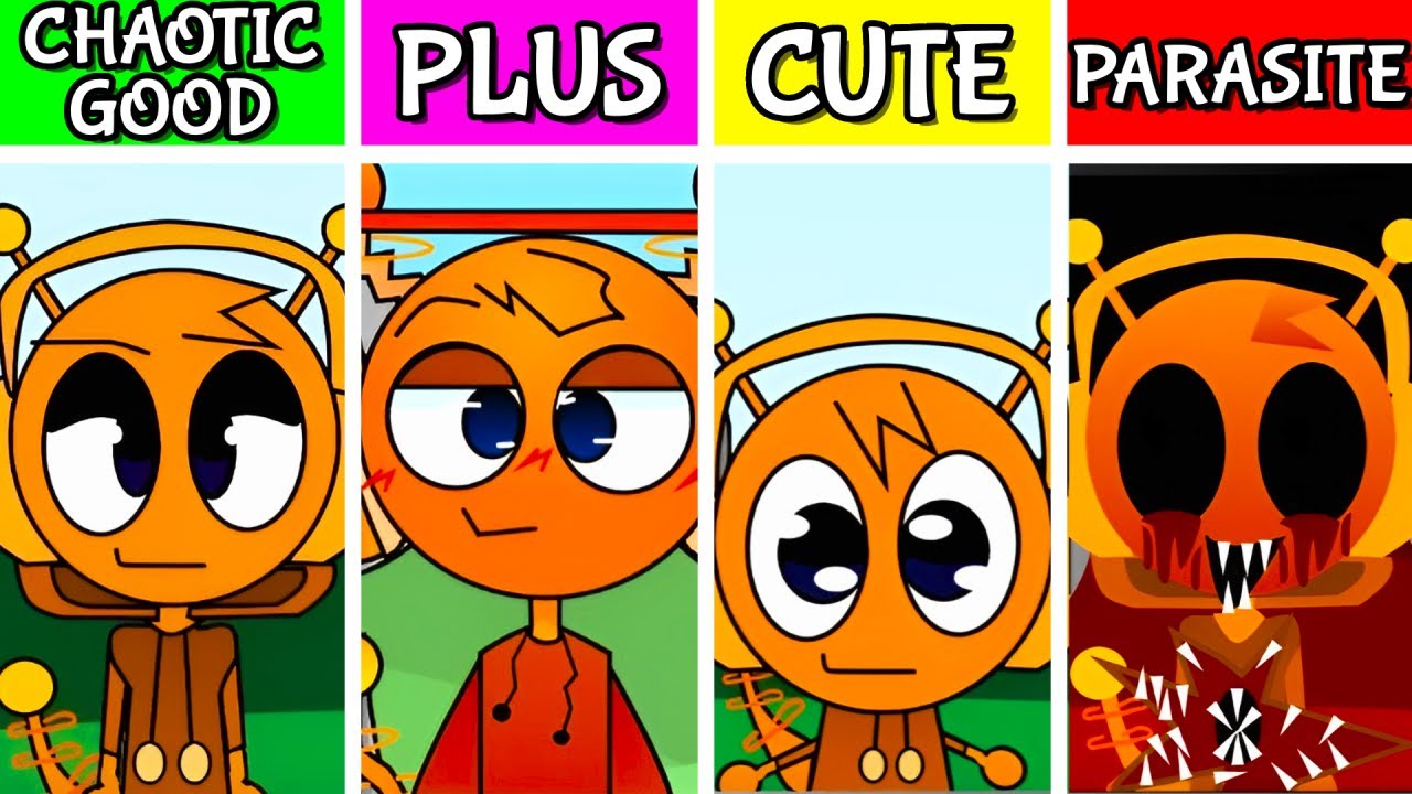 Sprunki Chaotic Good VS Chaotic Good PLUS VS Chaotic Good CUTE VS Chaotic Good PARASITE