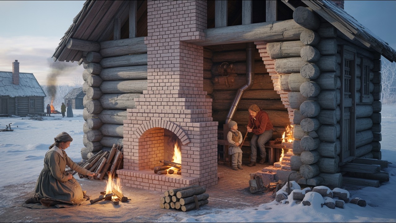 They Laughed When She Bricked Up Her Fireplace — Until One Handful of Wood Heated Her Cabin For Days