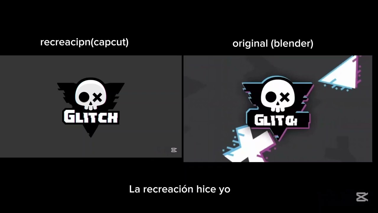 Recree la intro de glitch productions