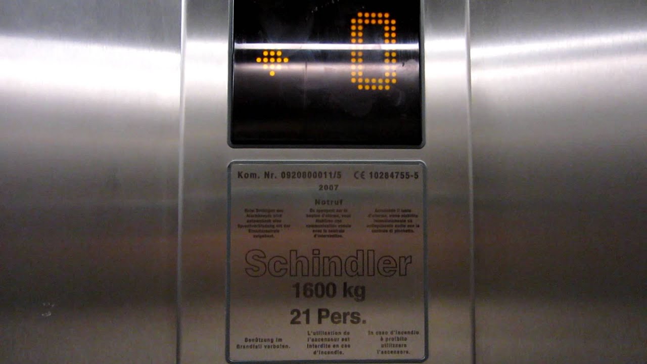 Shopping centre Schindler elevators