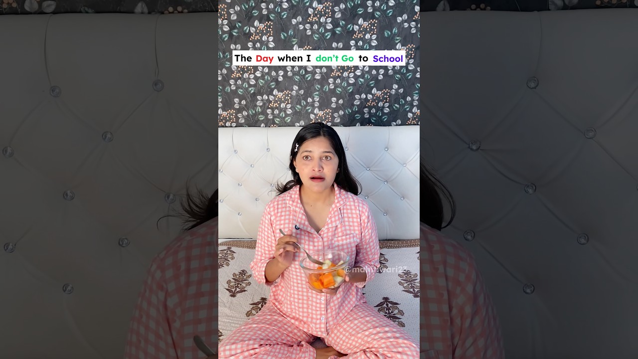 School nahi Jane par kaun kaun time dekhta rahta hai🥰 || Mahi Tiwari 