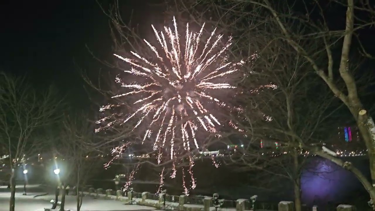 New Year 2026 at Niagara Falls