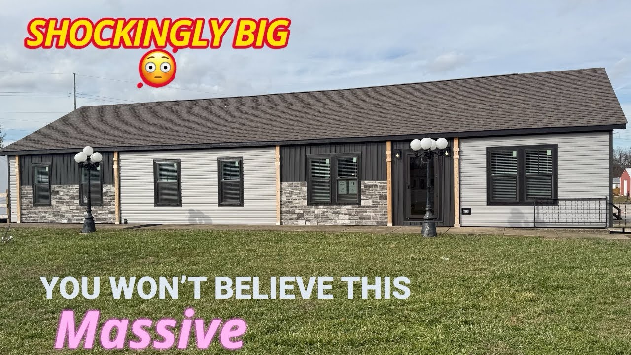 THE  JACKSON      DOUBLE WIDE MOBILE HOME     REVIEW   FULL TOUR    