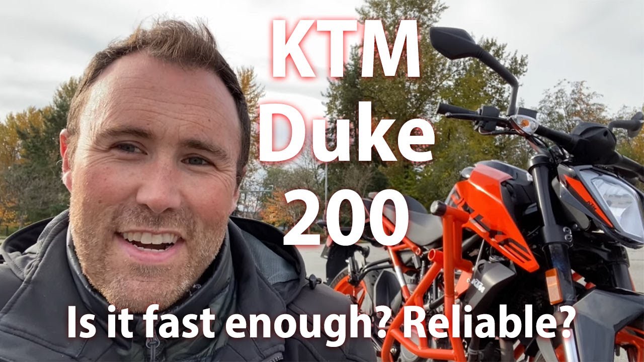 Обзор KTM Duke 200. Достаточно ли он быстрый? Надёжный?