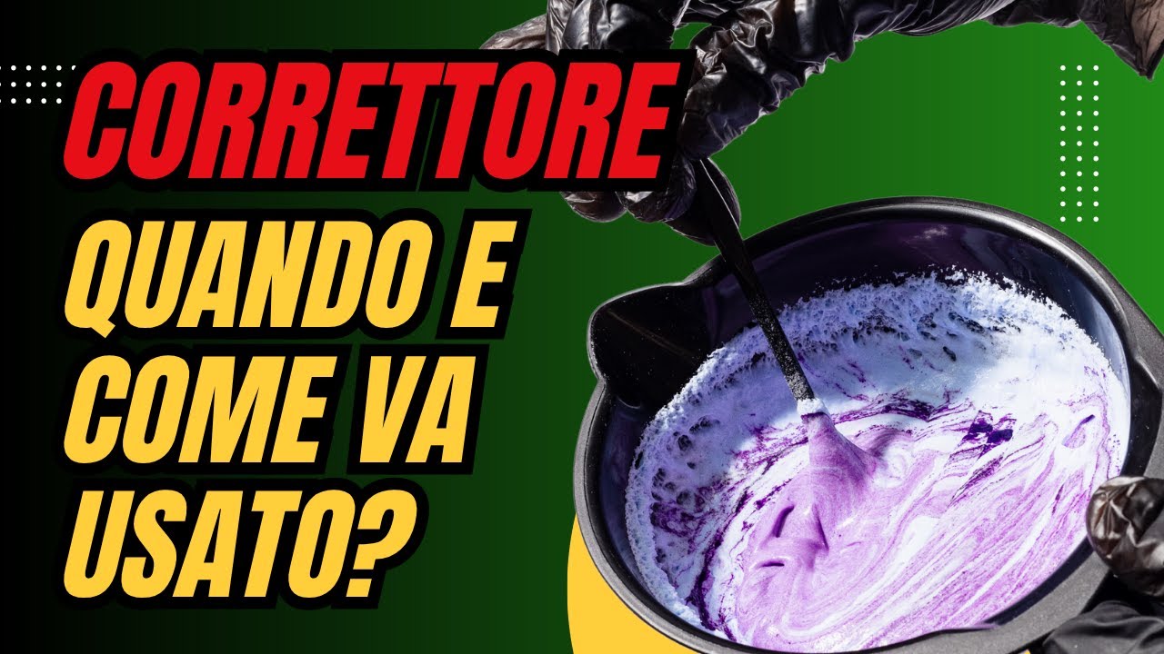 Come usare il correttore | Consigli professionali per parrucchieri