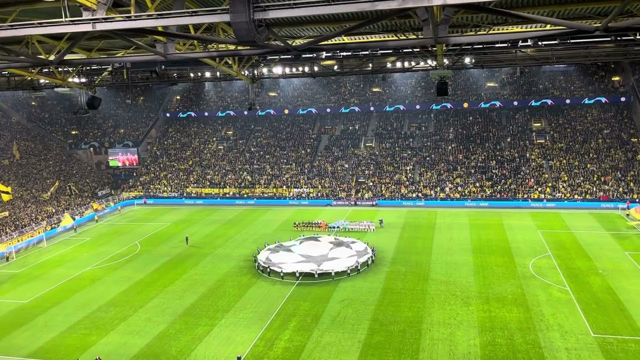 Intro Champions League Hymne BVB Milan #dortmund #championsleague #milan