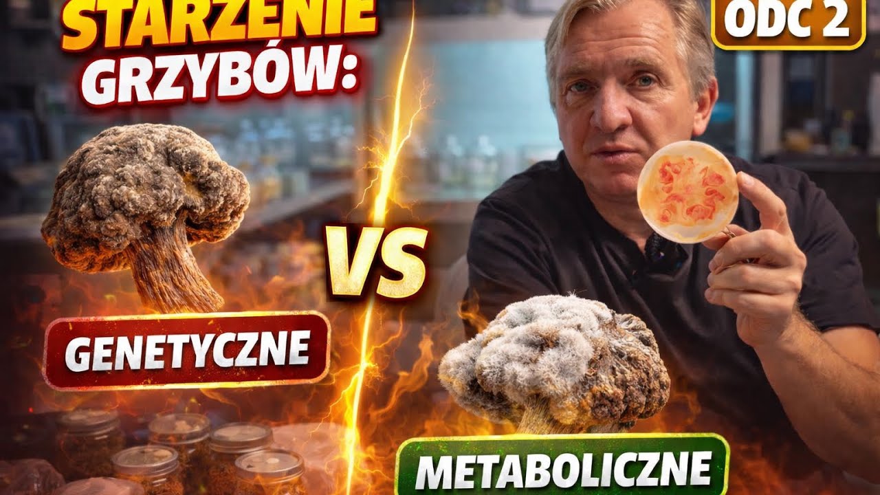 Senescencja grzybni 🍄 Starzenie genetyczne i metaboliczne w hodowli grzybów