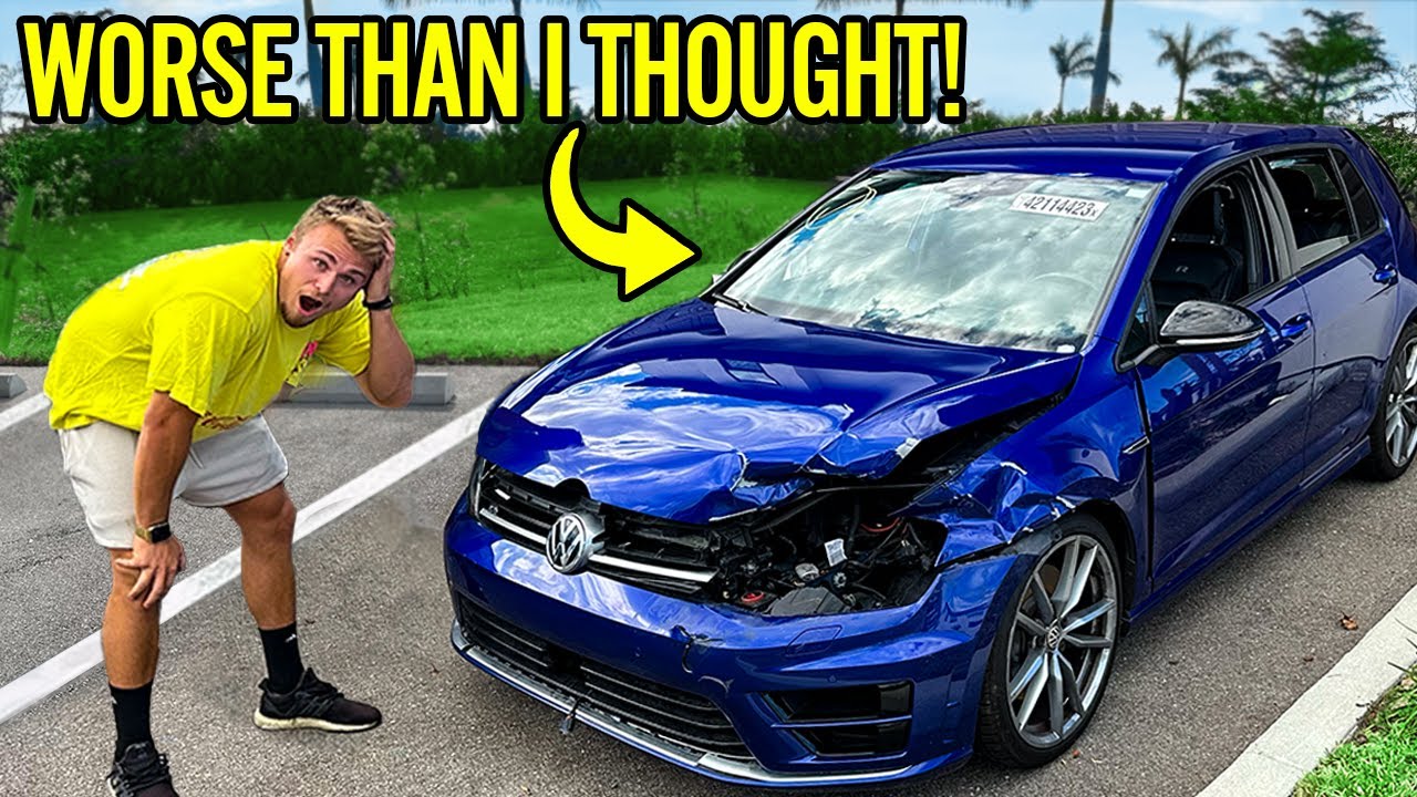 I BOUGHT A WRECKED VOLKSWAGEN GOLF R THAT NOBODY WANTED!