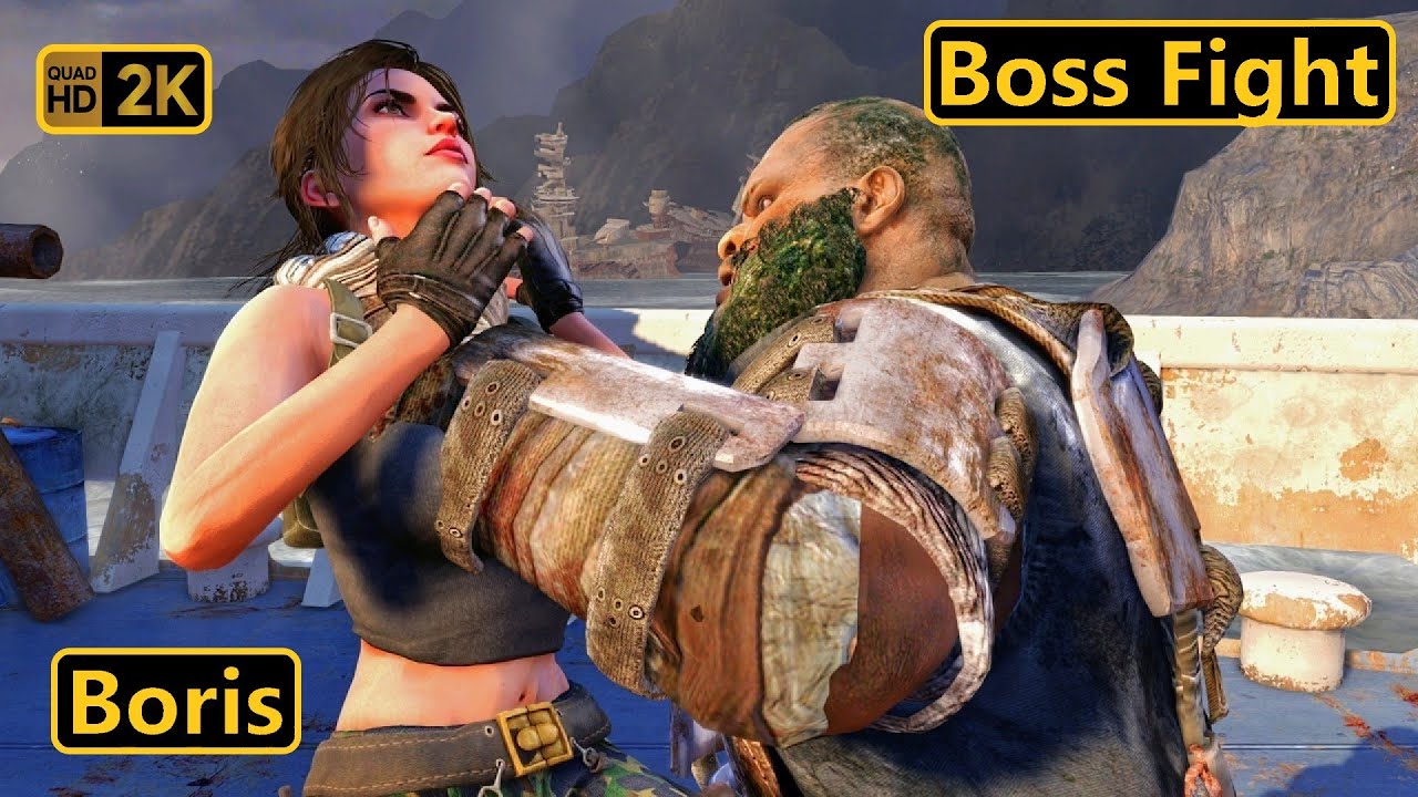 Boris Boss Fight (Endurance Boss) - Tomb Raider 2013