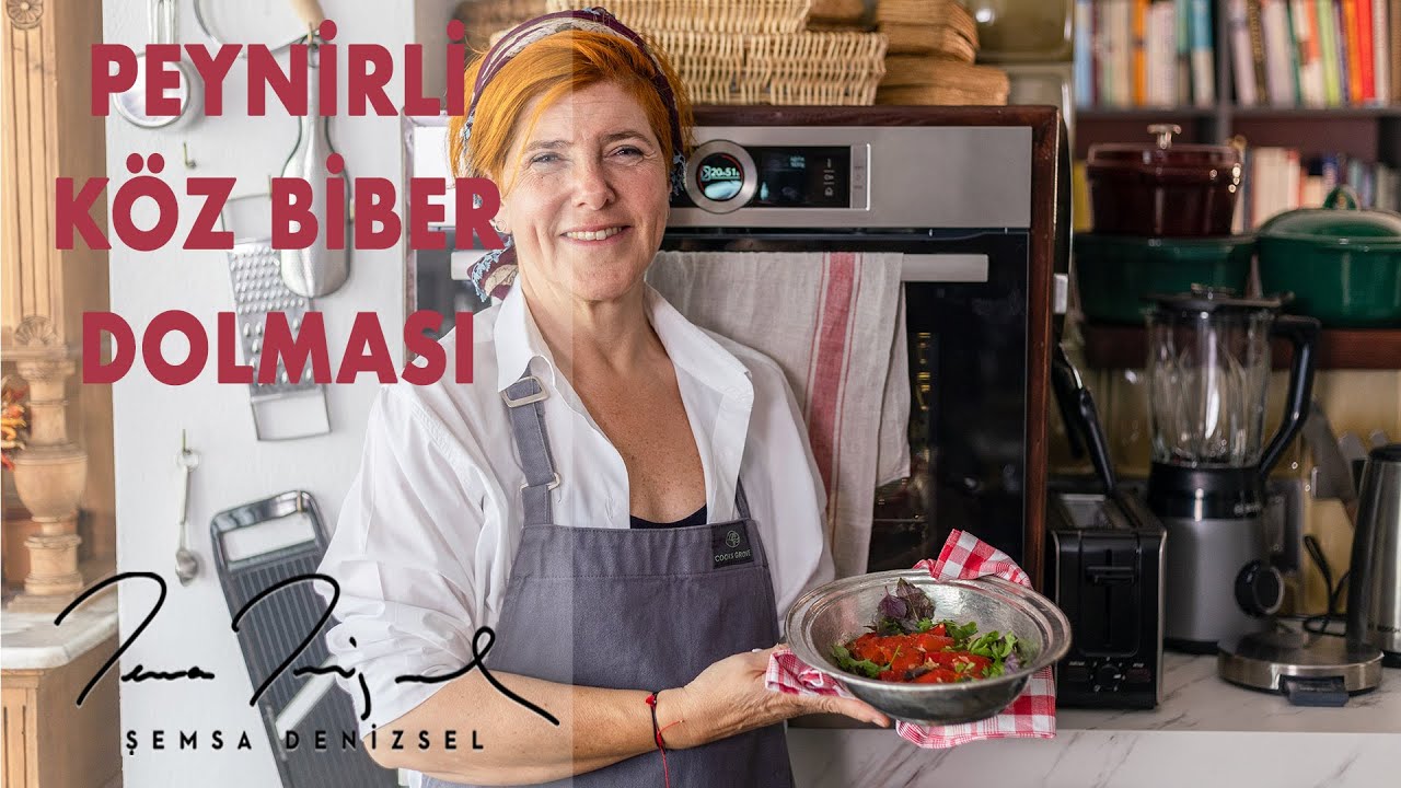 Peynirli Köz Biber Dolması | Şemsa Denizsel