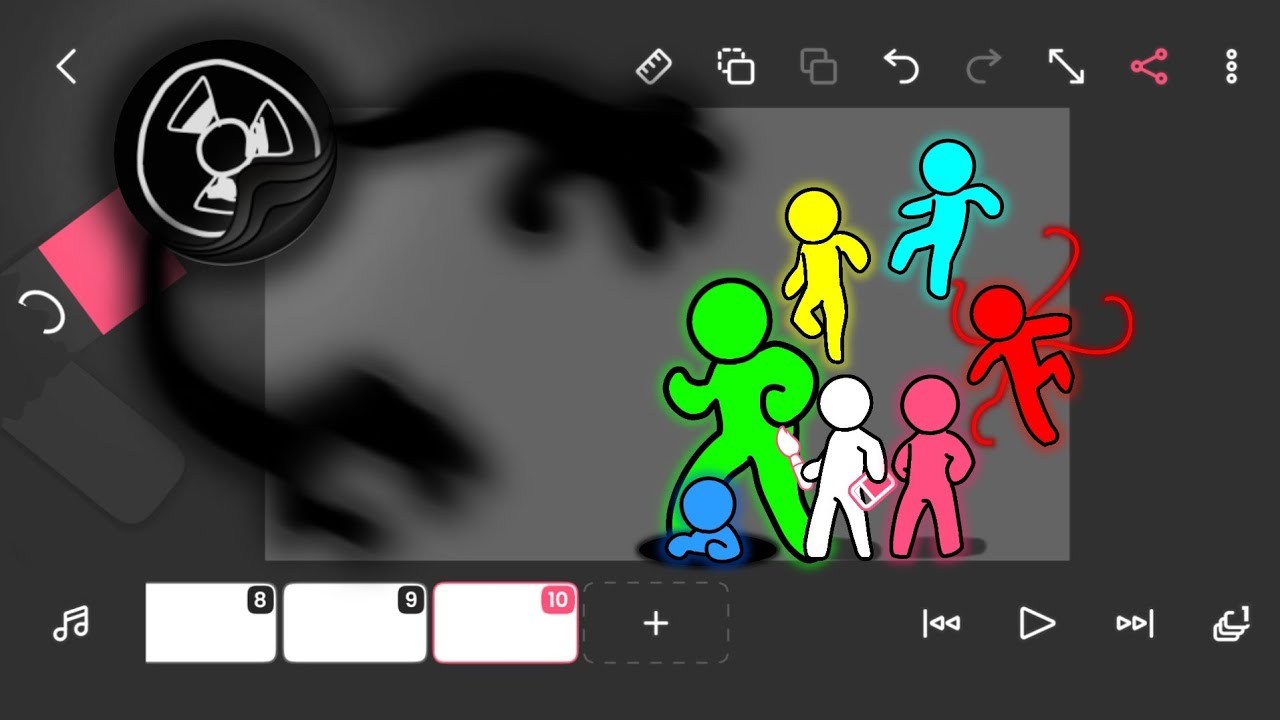 Animation VS Flipaclip Darkmode
