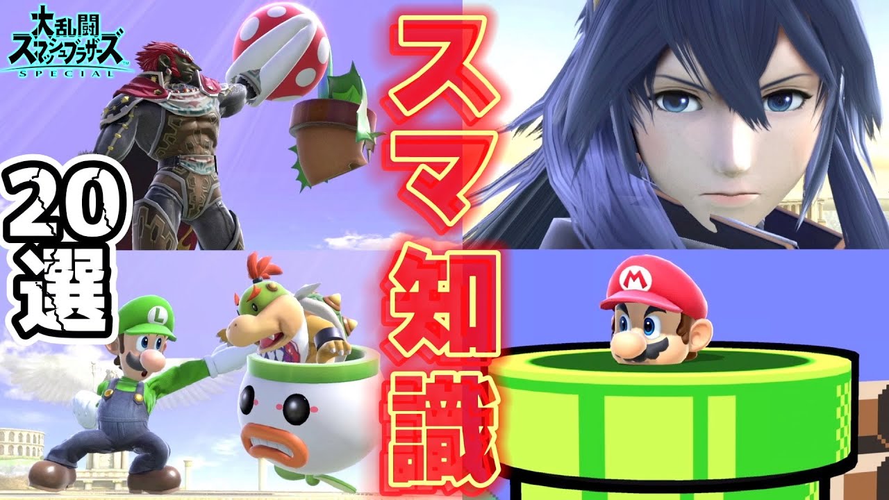 【何個知ってる？】スマ知識20選！！全部知ってたら上級者！？【スマブラSP】
