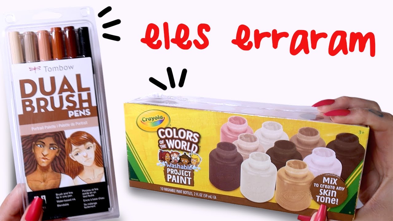 É SERIO ISSO? TESTANTO OS NOVOS MATERIAIS DA CRAYOLA E TOMBOW...