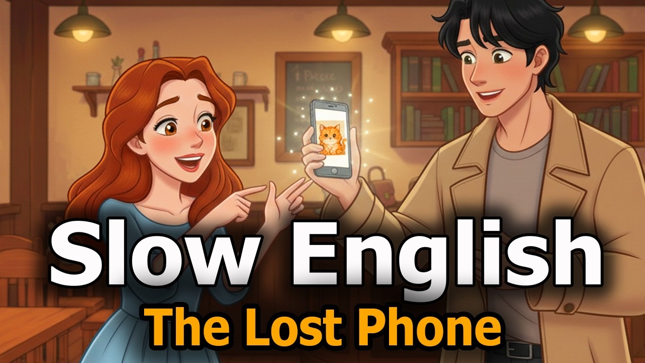 Slow English Story: The Lost Phone | English for Beginners (A2-B1)