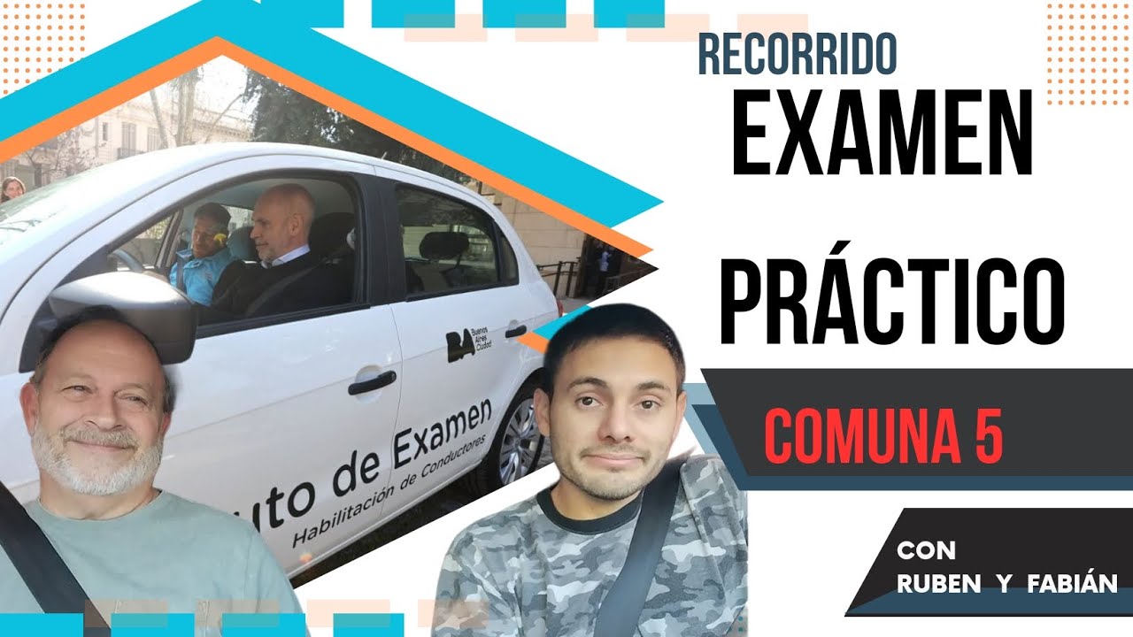 Recorrido exámen de manejo comuna 5