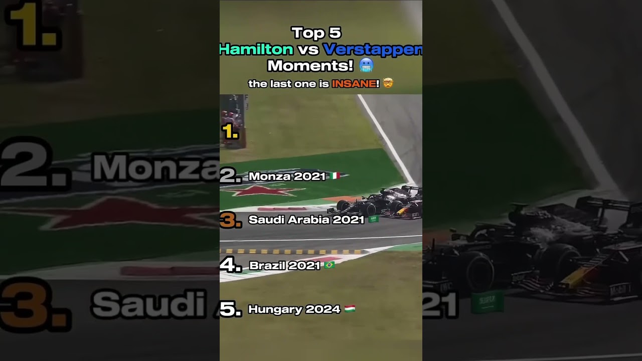 All the best  crashes between Hamilton and Verstappen. Who’s at fault ? 