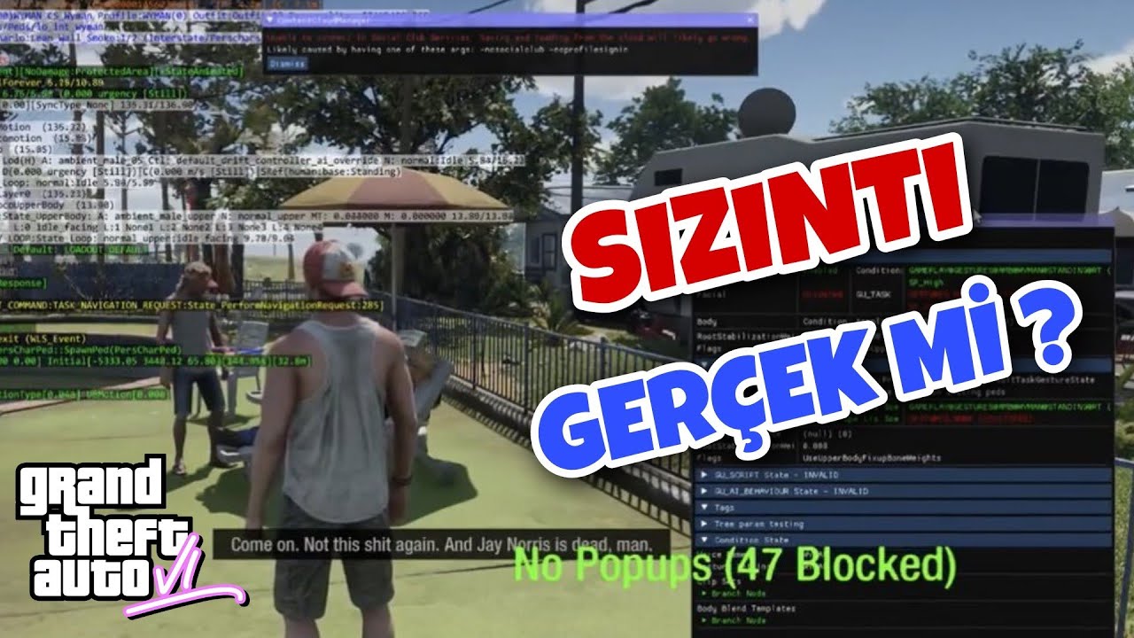 GTA 6 Sızdırılan Videolar Sızıntılar Ger&ccedil;ekmi !!!