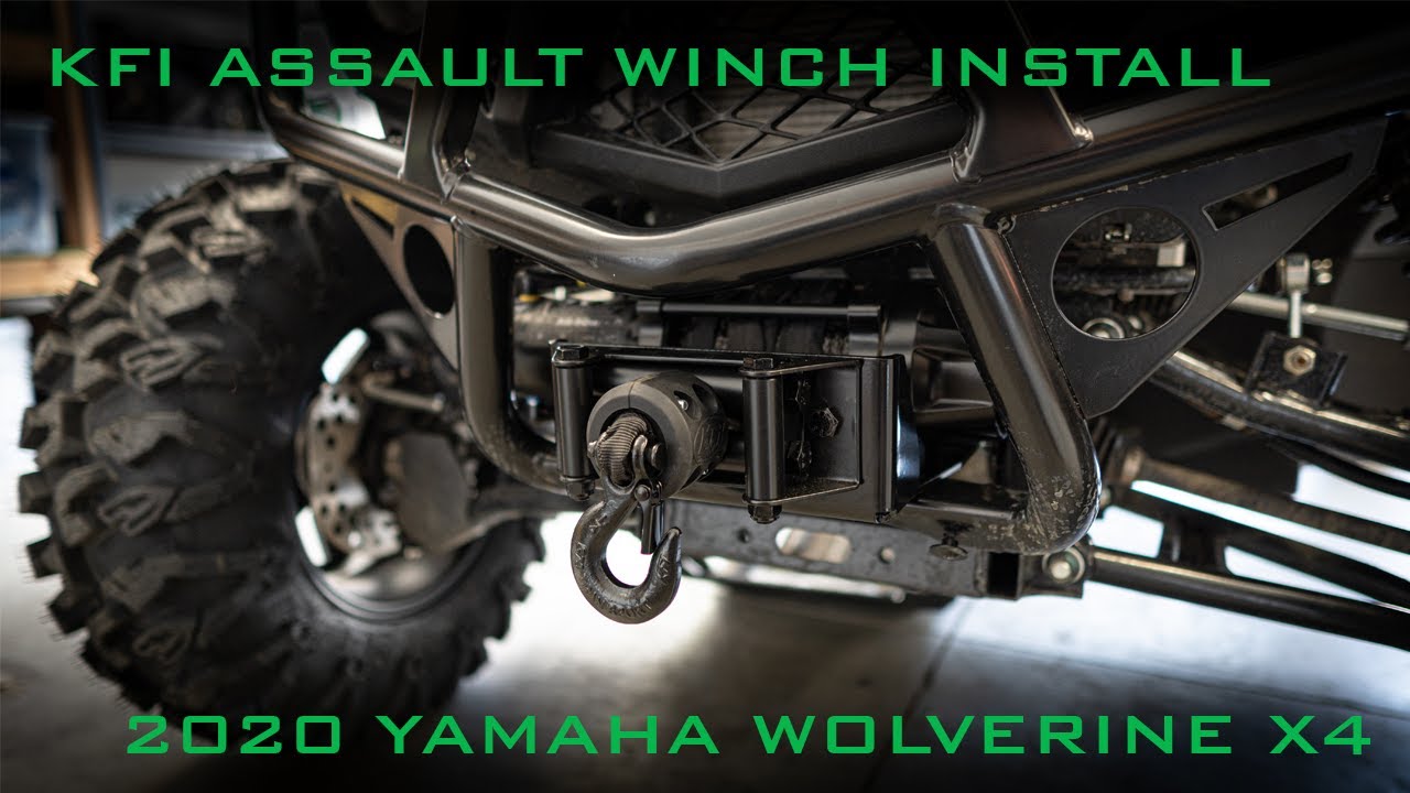 KFI Assault Series Winch Intall on a 2020 Yamaha Wolverine X4