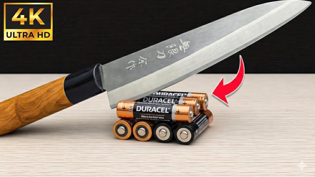 No Whetstone Needed! Turn Any Kitchen Knife into the World’s Sharpest Blade