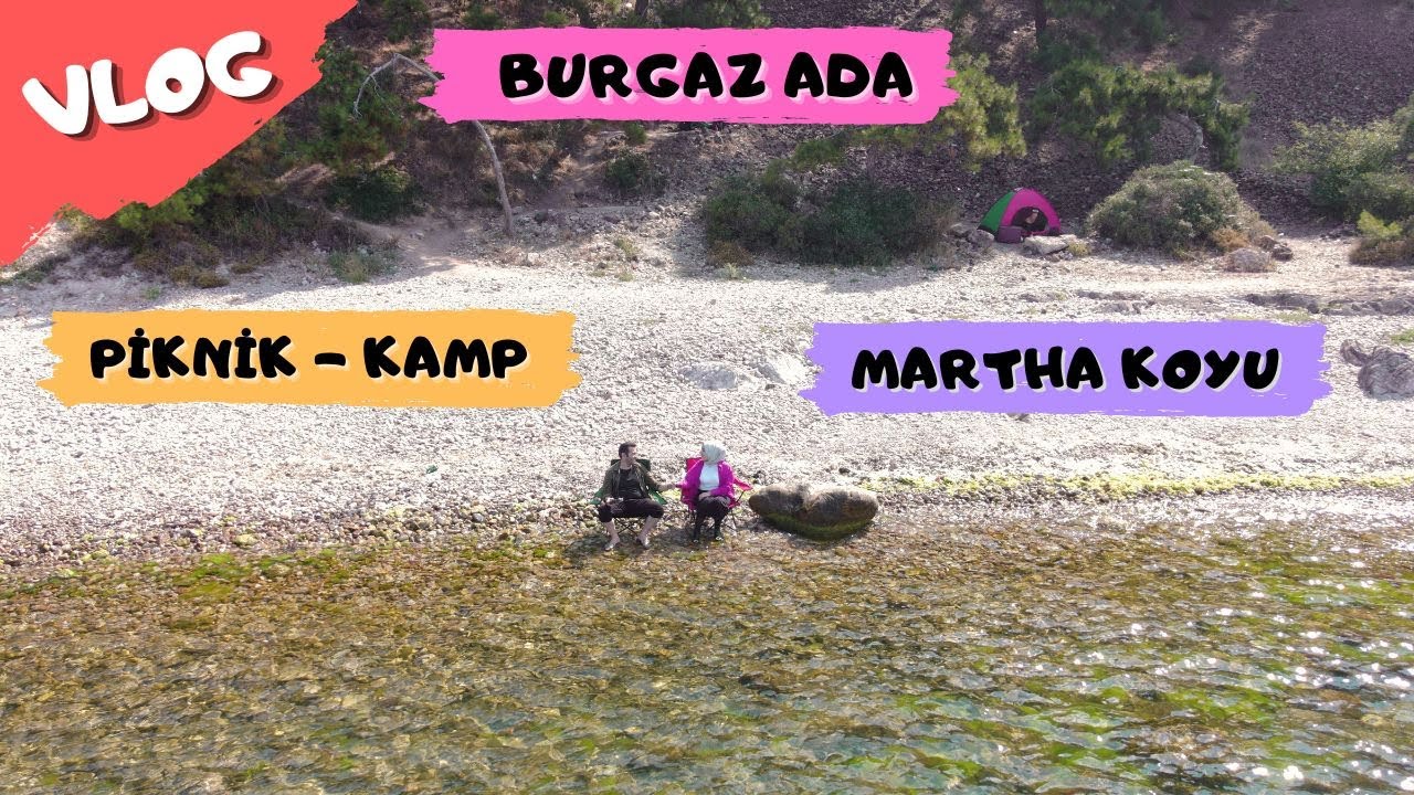 Burgazada'da ÜCRETSİZ KOY | Madam Martha koyu | ADALAR | İstanbul vlog | çağrıaylin