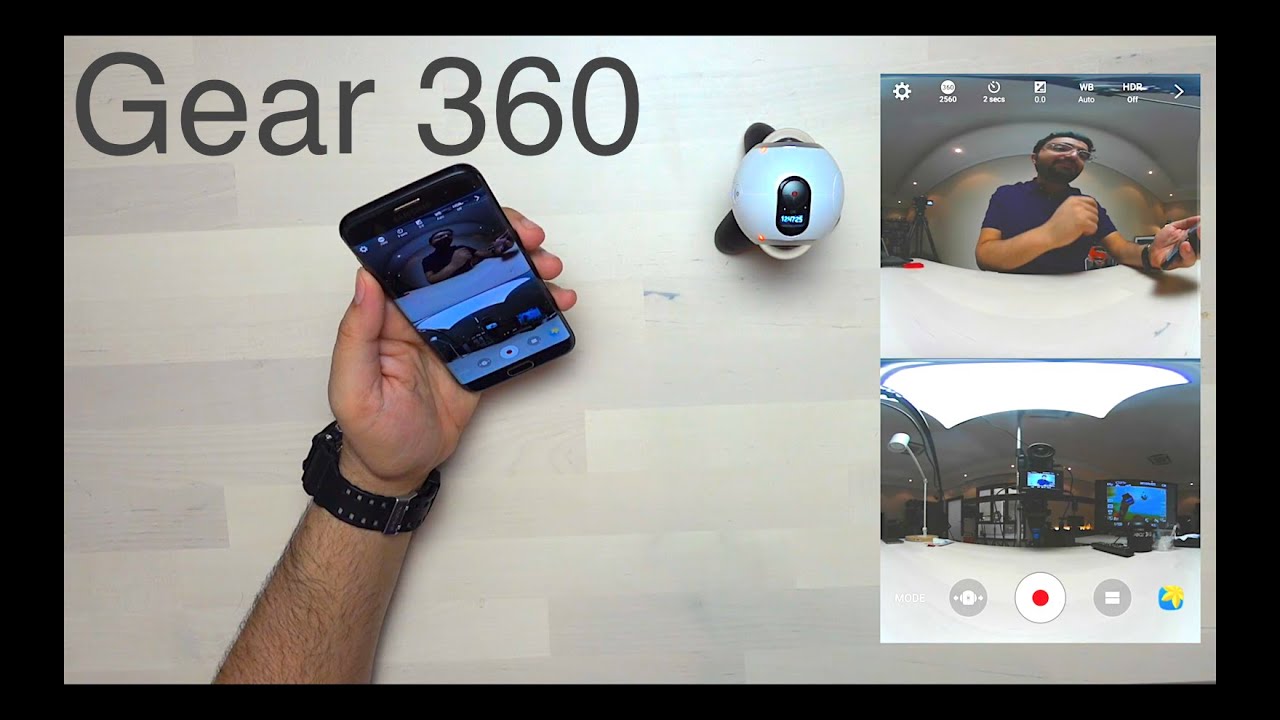 Samsung Gear 360 فتح علبة وإستعراض كاميرا