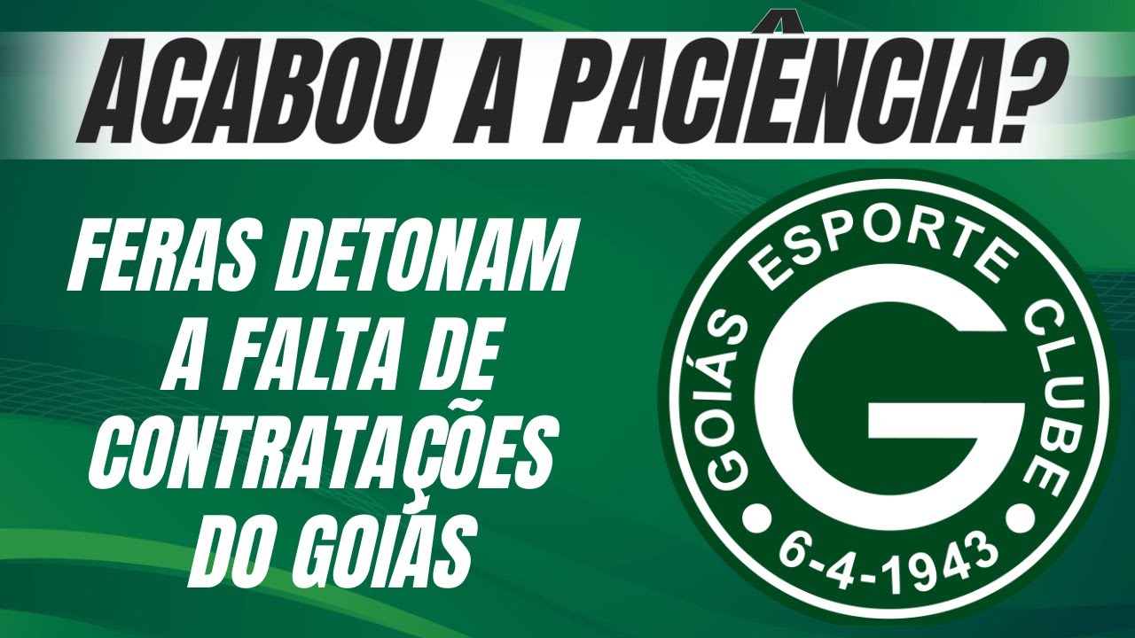 Goiás fez o pior mercado dos times goianos até agora?