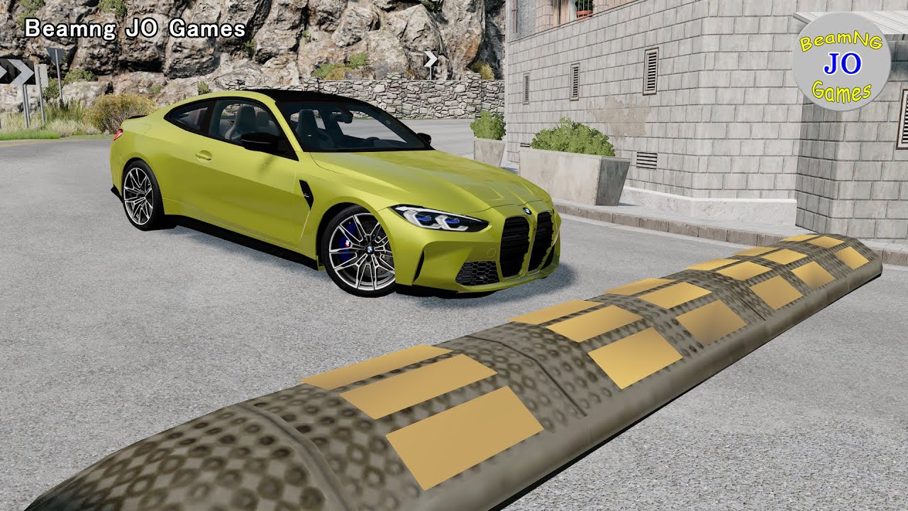 Cars vs Massive Speed Bumps #51 – BeamNG JO Games