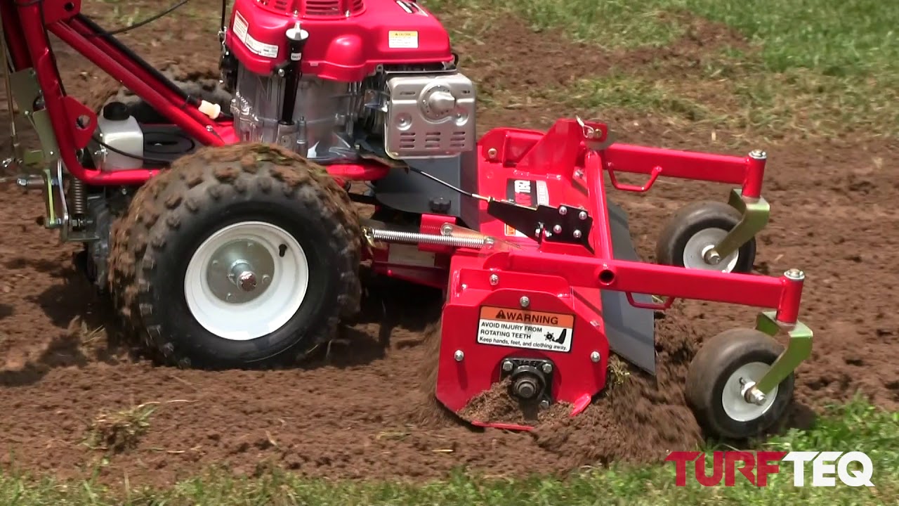 Repairing Turf with The Power Rake - TURF TEQ