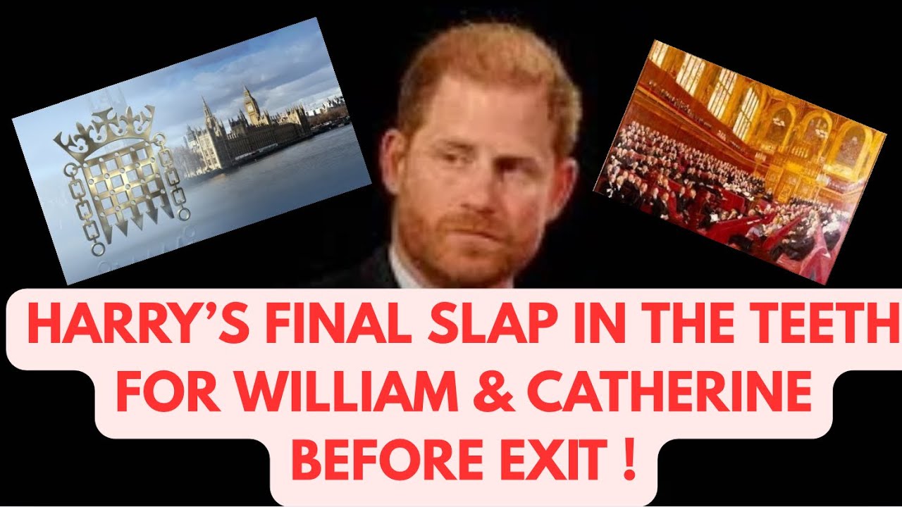 HARRY'S SLAP IN THE TEETH AGAINST WILLIAM & ROYALS #royal #meghan #princeharry
