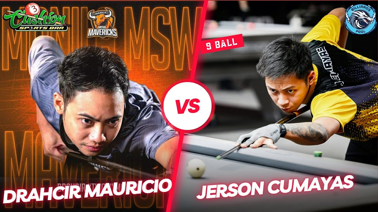 🔴BILLIARDS | JERSON CUMAYAS VS DRAHCIR MAURICIO | RACE 17