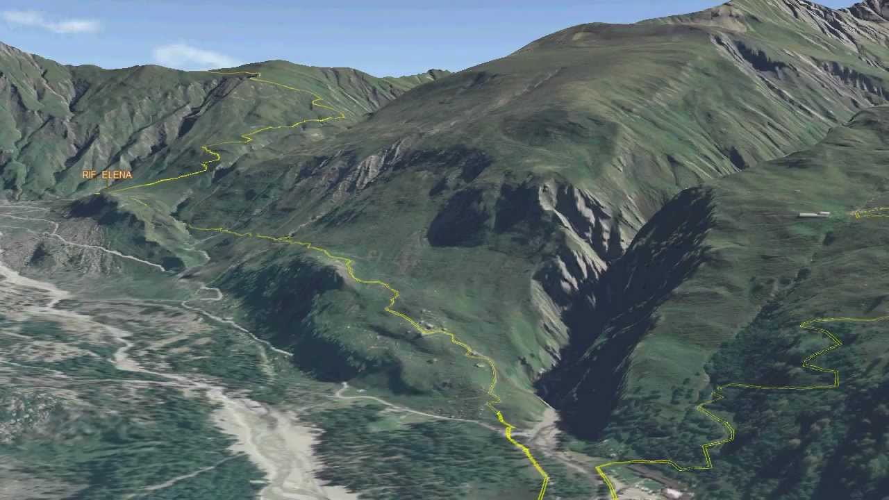 Valle d'Aosta sentieri 3D - Tour Monte Bianco