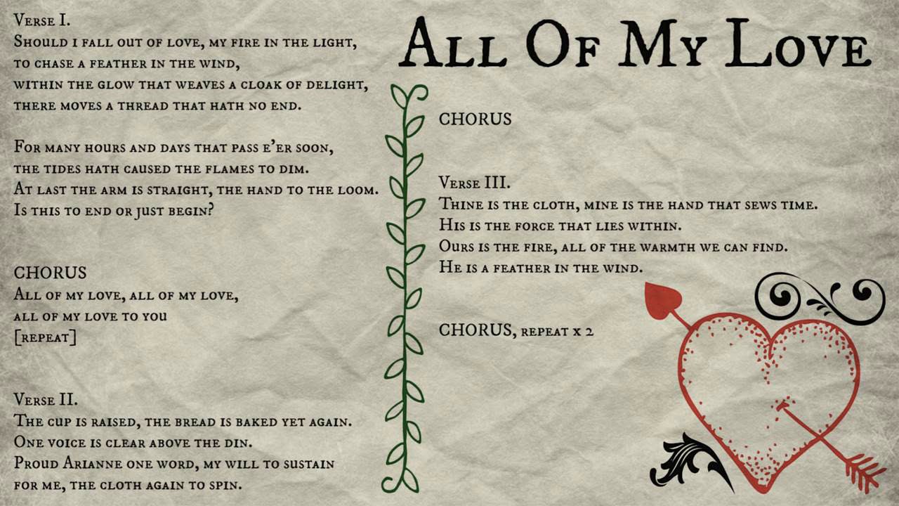 All Of My Love (Led Zeppelin Bardcore)