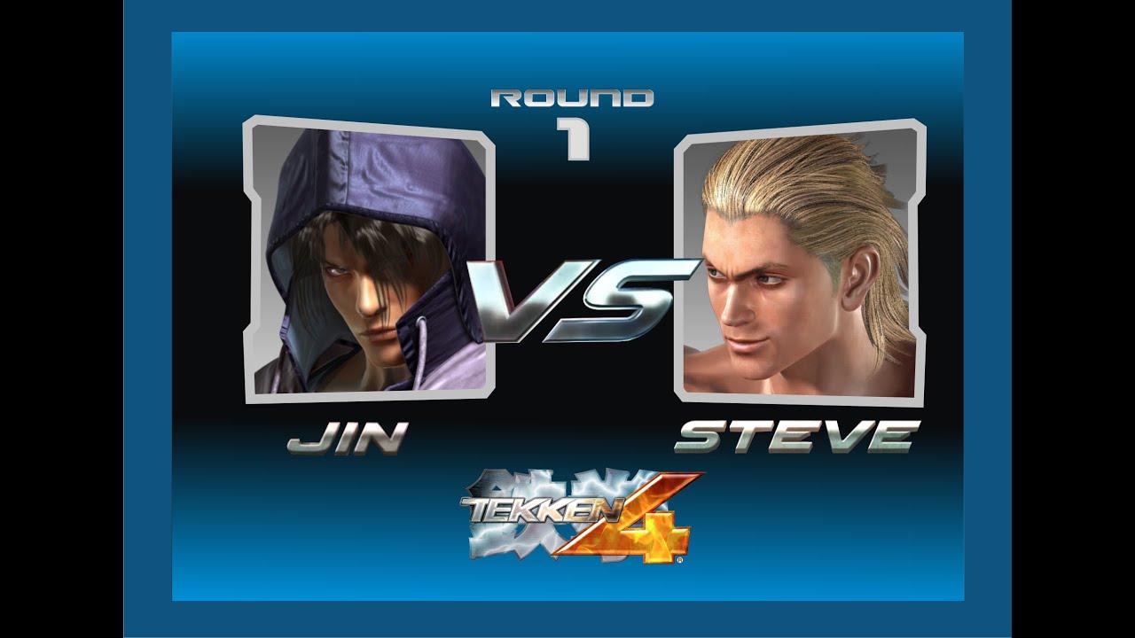 Jin (Yang Li) vs Steve Fox (liang) Tekken 4 Match # 1