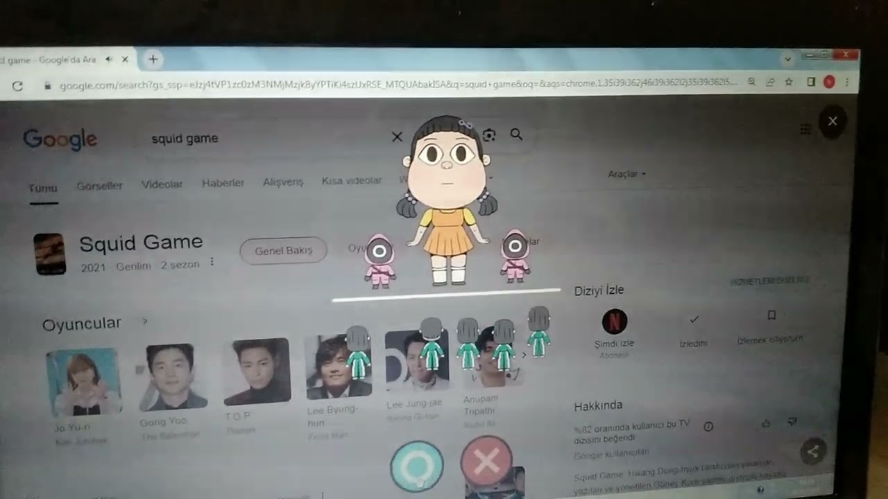 Squid game mini oynu