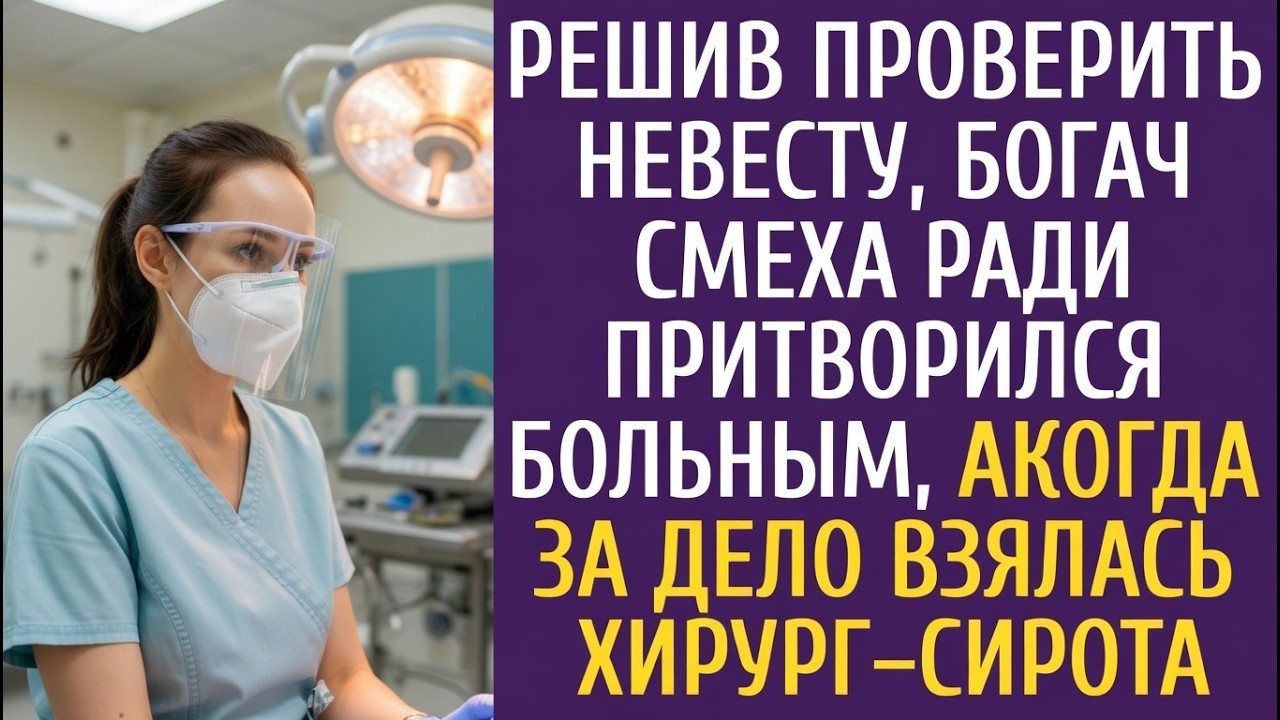 Богач притворялся больным ради шутки… а когда дело дошло до хирурга–сироты — все ахнули