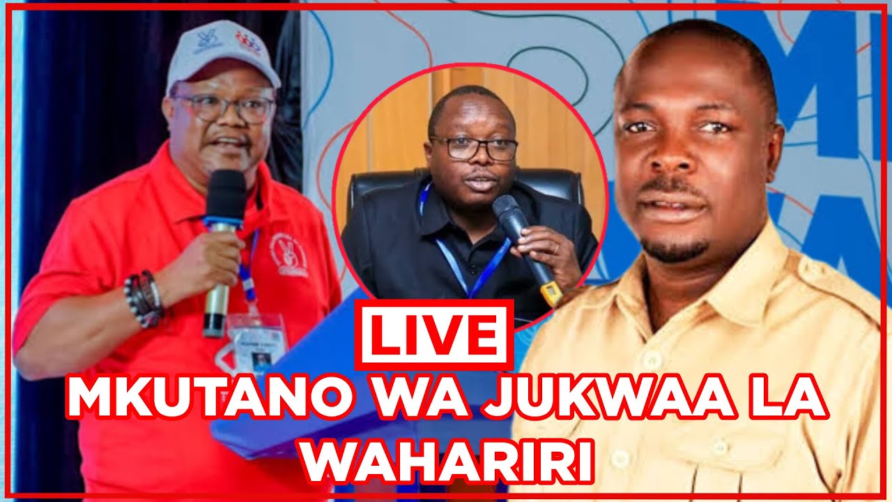 🅻🅸🆅🅴 VIONGOZI WAKUU WA CHADEMA WANAZUNGUMZA NA JUKWAA LA WAHARIRI TANZANIA