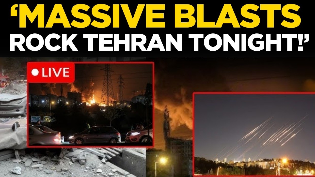 Breaking News LIVE: Huge Explosions Rock Tehran | &lsquo;Black Rain&rsquo; Reported | World News LIVE