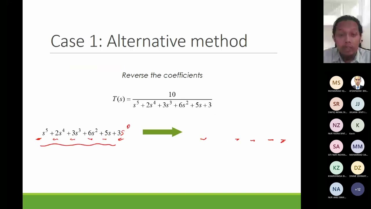 Lecture 4a: Routh Hurwitz Criteria Special Cases